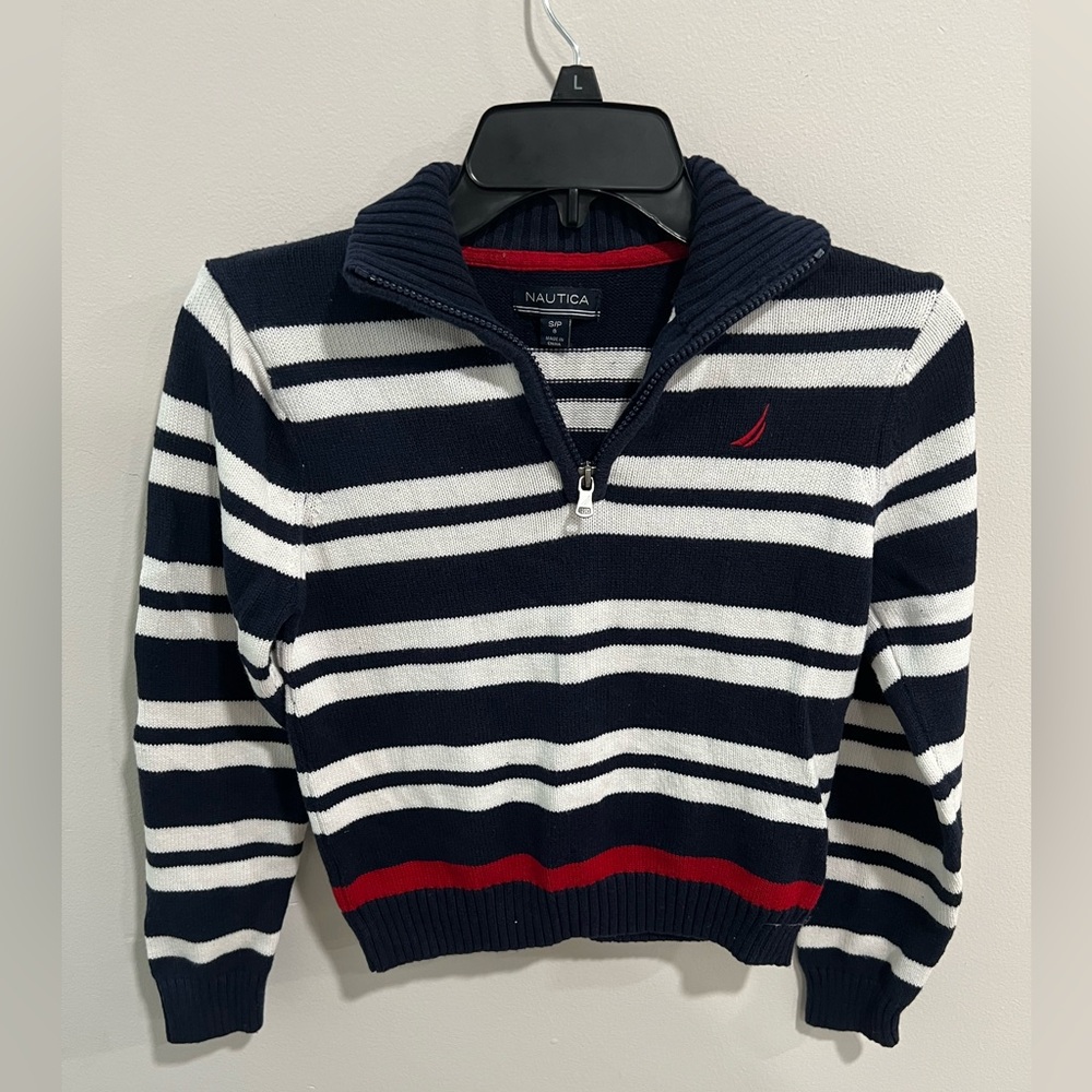 Nautica Pullover Striped Nautical Sweater